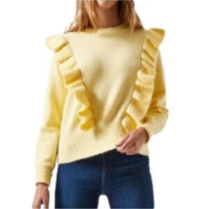 Miss Selfrifge Frill Detail Knitted Sweater